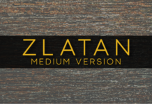 Zlatan Medium Font