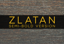 Zlatan Semi-Bold Font