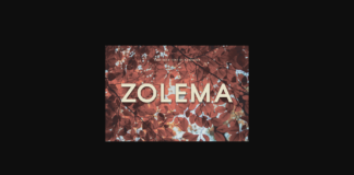 Zolema Font Poster 1