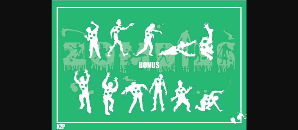 Zombies Font Poster 8