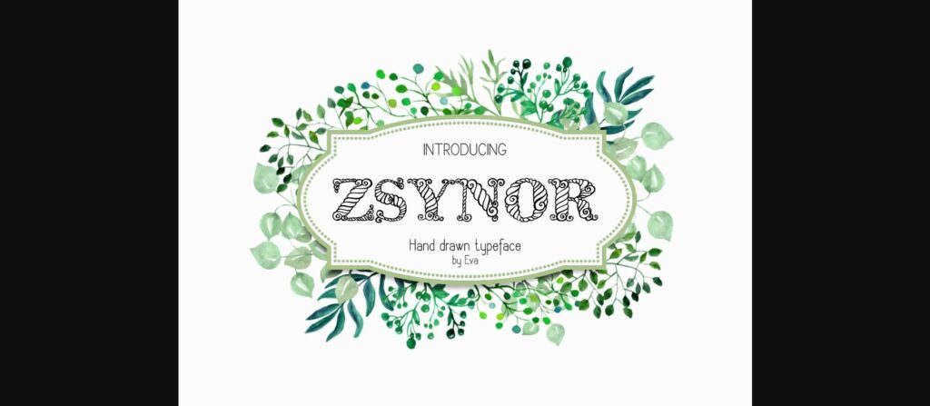 Zsynor Font Poster 5