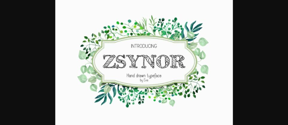 Zsynor Font Poster 5