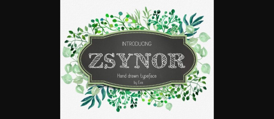 Zsynor Font Poster 3