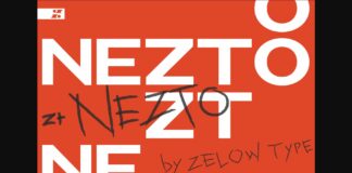 Zt Nezto Font Poster 1