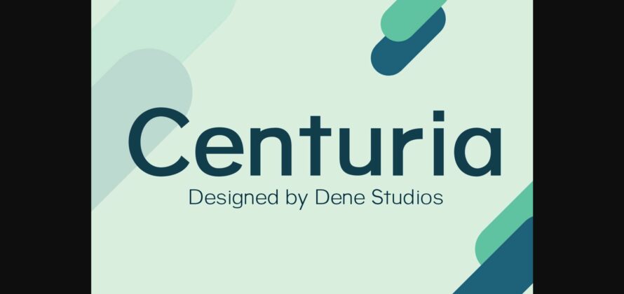 Centuria Font Poster 3