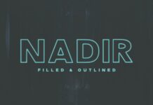 Nadir Font Poster 1