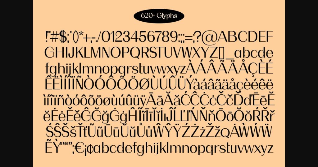 Aereo Font Poster 11