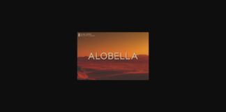 Alobella Font Poster 1