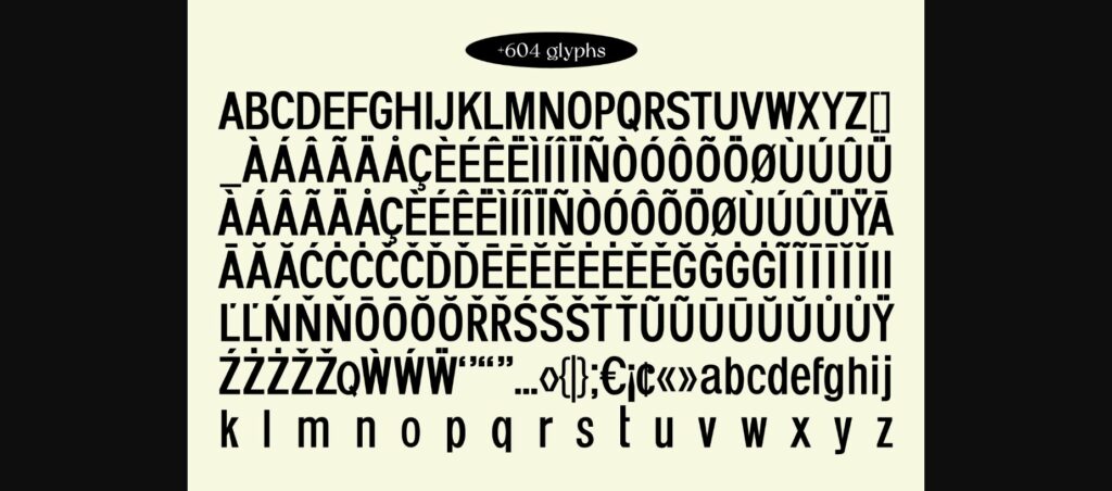 Avvocato Font Poster 11