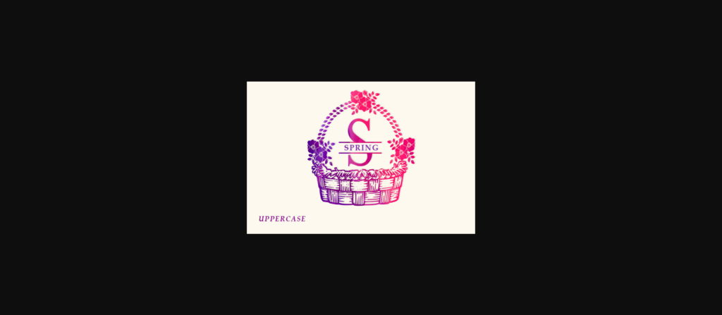 Baskets Monogram Font Poster 5