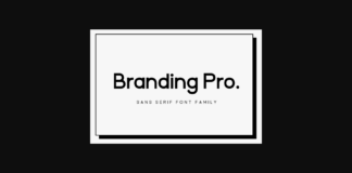 Branding Pro Font Poster 1