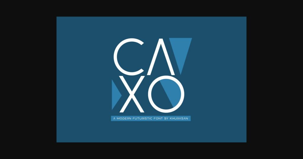 Caxo Font Poster 1