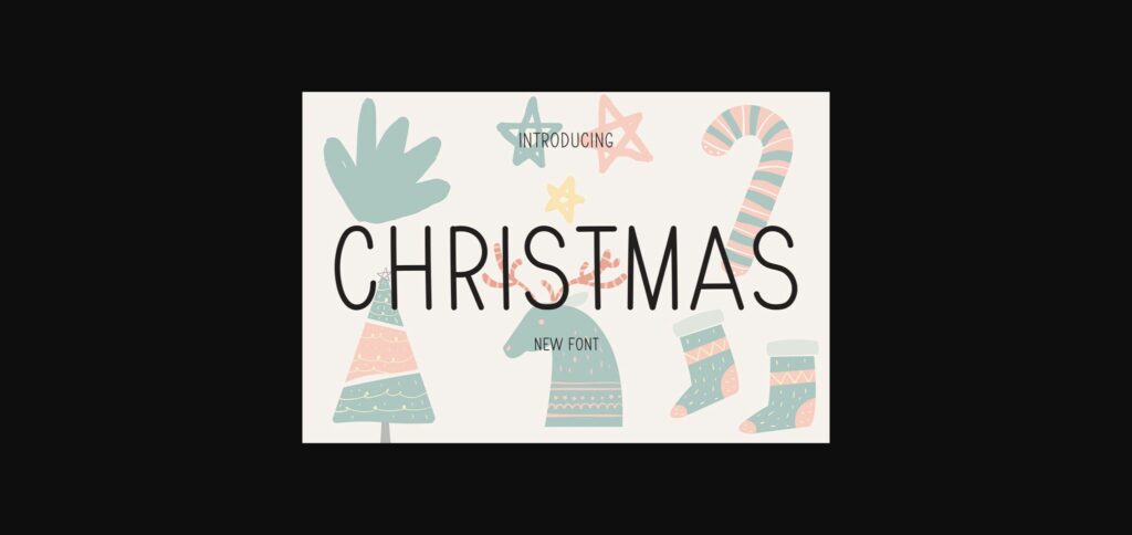 Christmas Font Poster 3