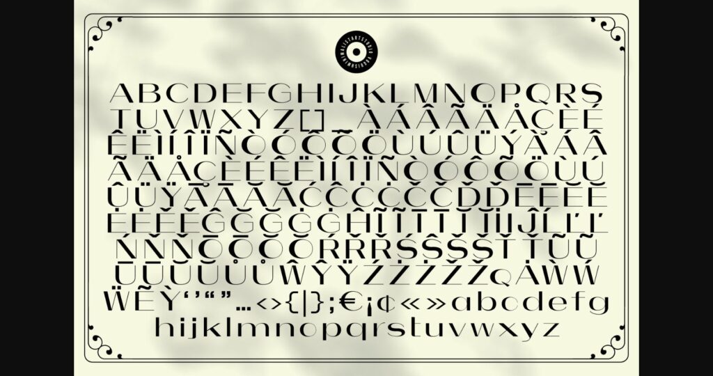 Corda Font Poster 11