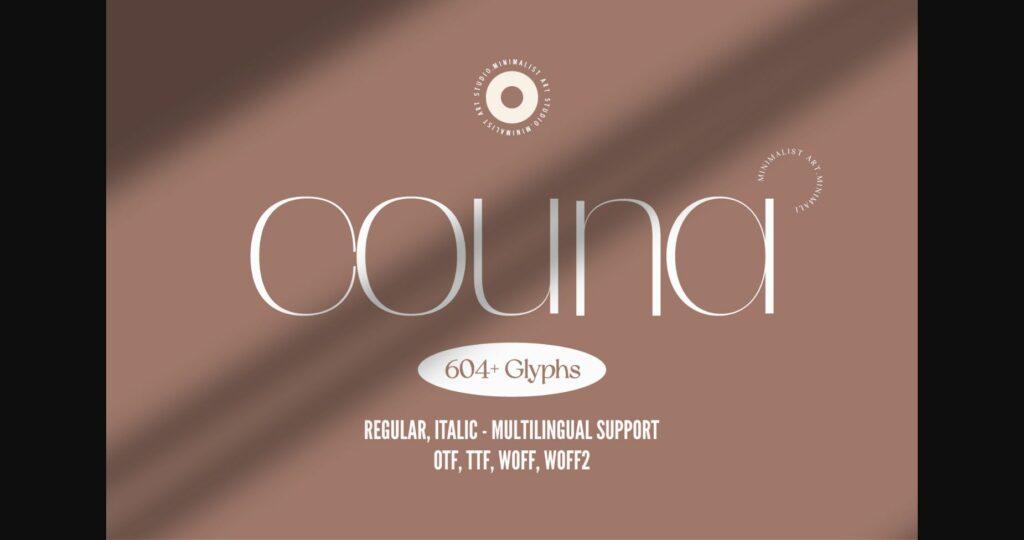 Couna Font Poster 3