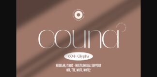 Couna Font Poster 1