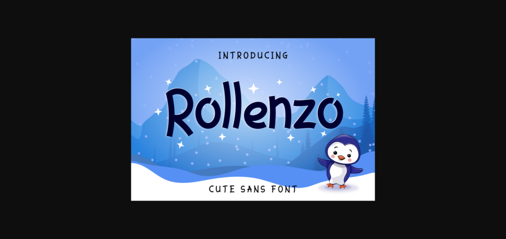 Rollenzo Font Poster 1