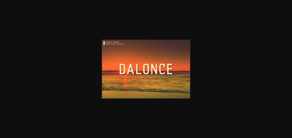 Dalonce Font Poster 3