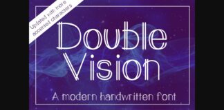 Double Vision Font Poster 1