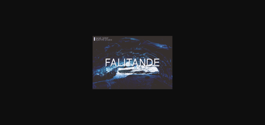 Falitande Font Poster 3