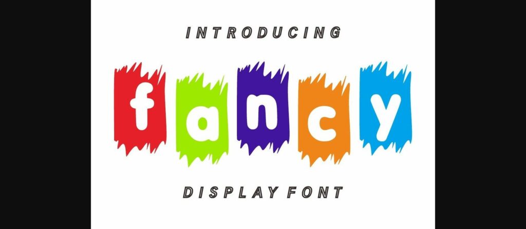 Fancy Font Poster 4