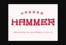 Hammer Font Poster 1