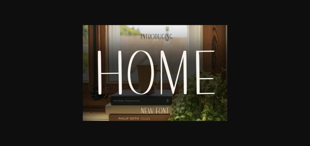 Home Font Poster 1