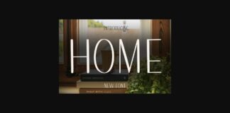 Home Font Poster 1