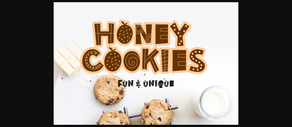 Honey Cookies Font Poster 1