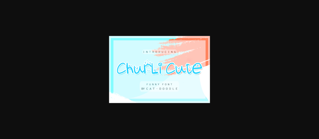 Churli Cute Font Poster 3