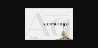 Istanbul Type Font Poster 1