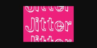 Jitter Font Poster 1