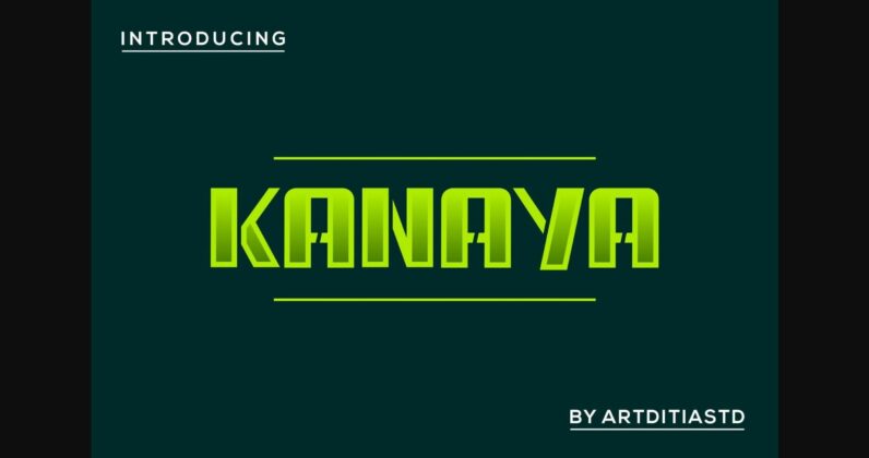 Kanaya Font Poster 1