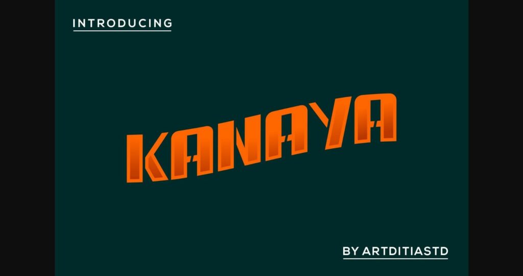 Kanaya Font Poster 4