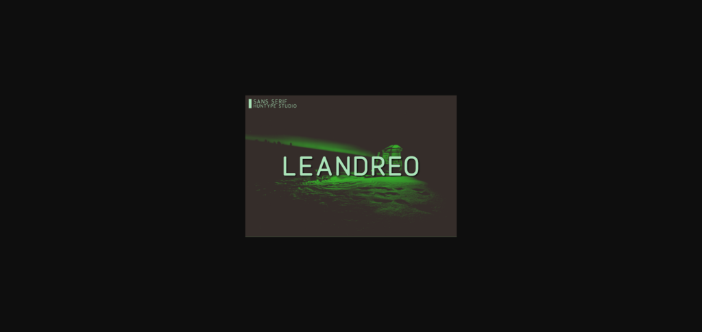 Leandreo Font Poster 3