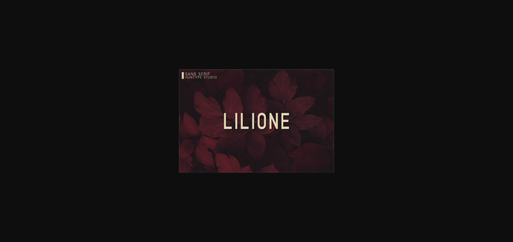 Lilione Font Poster 3