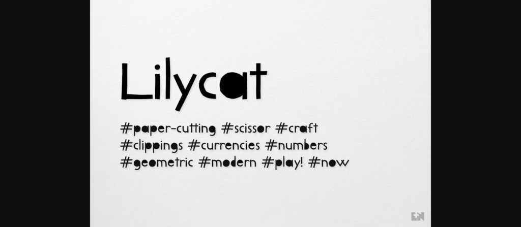 Lilycat Font Poster 6