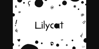 Lilycat Font Poster 1