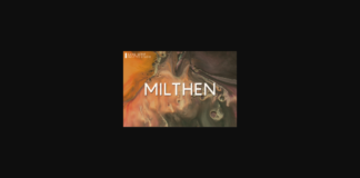 Milthen Font Poster 1