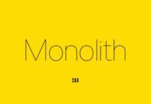 Monolith Font