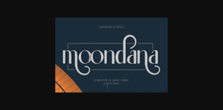 Moondana Font Poster 1