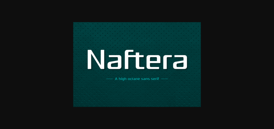 Naftera Family Font Poster 3