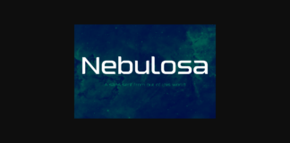 Nebulosa Family Font Poster 1