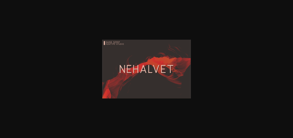 Nehalvet Font Poster 3