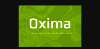 Oxima Family Font Poster 1