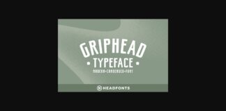 Griphead Font Poster 1