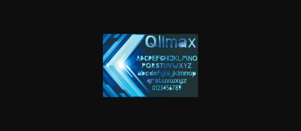 Qlimax Font Poster 2