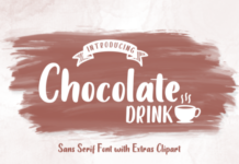 Chocolate Drink Font