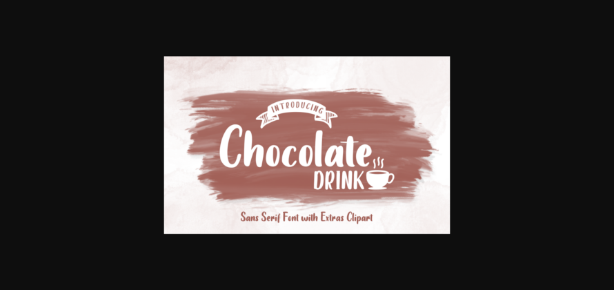 Chocolate Drink Font Poster 1