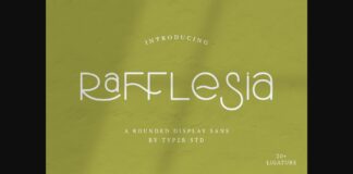 Rafflesia Font Poster 1